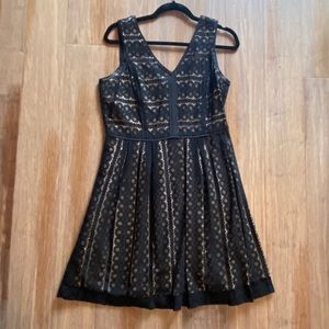 Black Loft Dress Size 10P